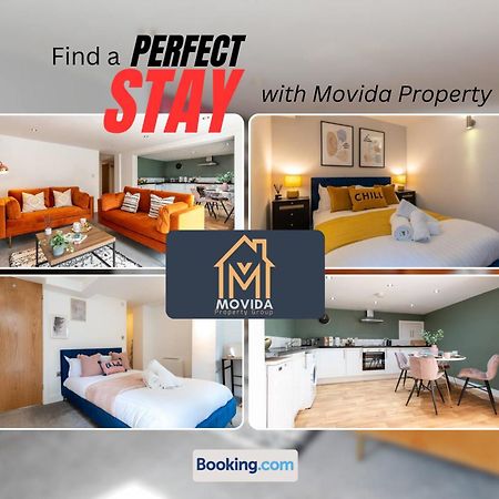 Stylish Two Bed Town Centre Apartment By Movida Property Group Short Lets & Serviced Accommodation With Parking Харогейт Екстериор снимка