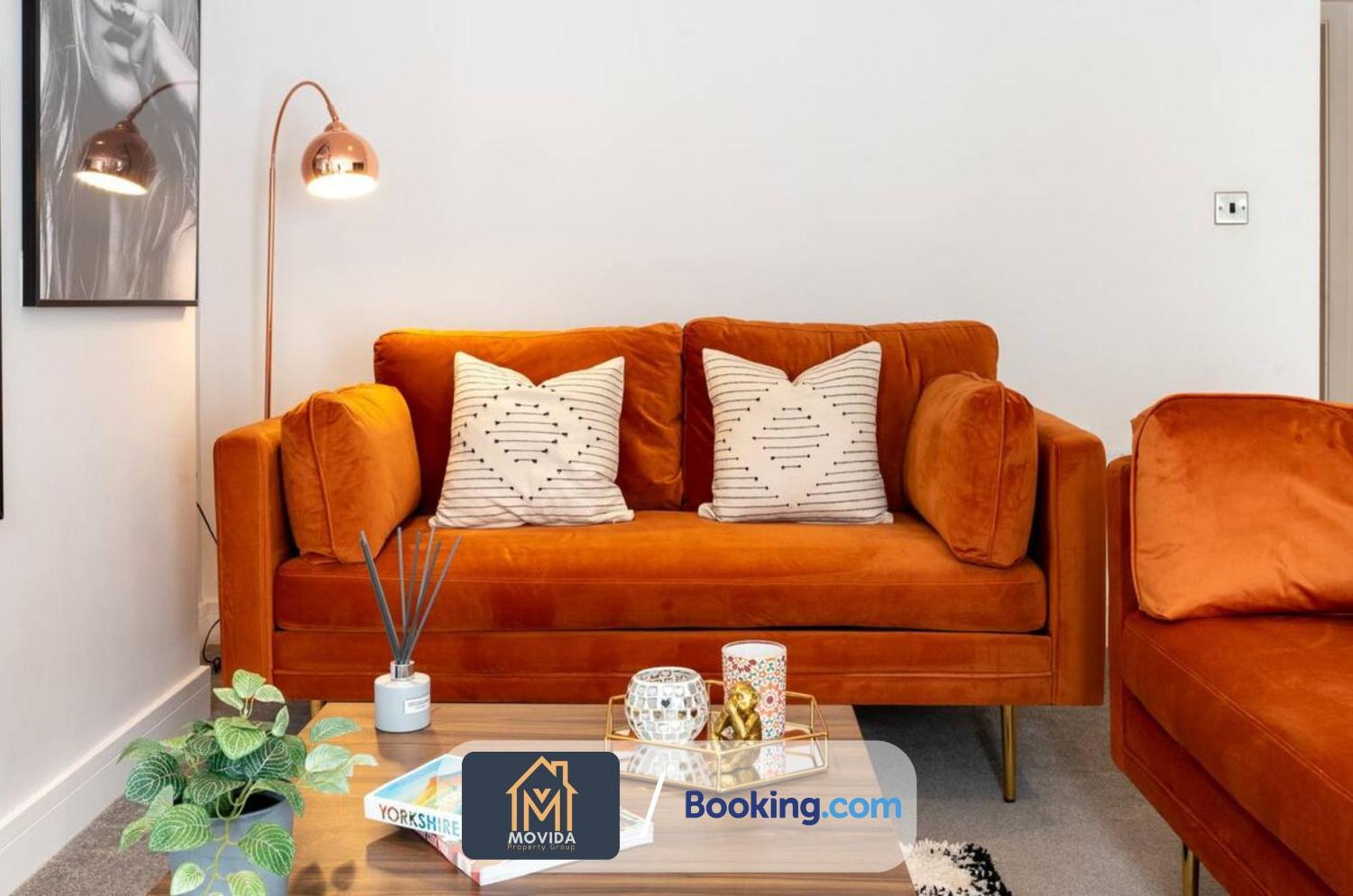 Stylish Two Bed Town Centre Apartment By Movida Property Group Short Lets & Serviced Accommodation With Parking Харогейт Екстериор снимка