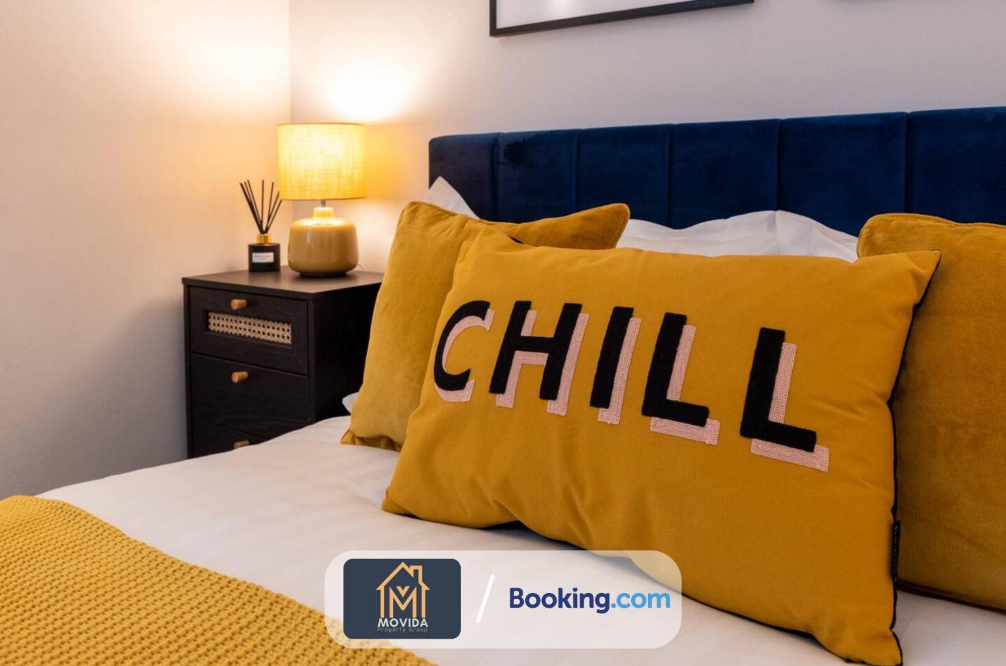 Stylish Two Bed Town Centre Apartment By Movida Property Group Short Lets & Serviced Accommodation With Parking Харогейт Екстериор снимка