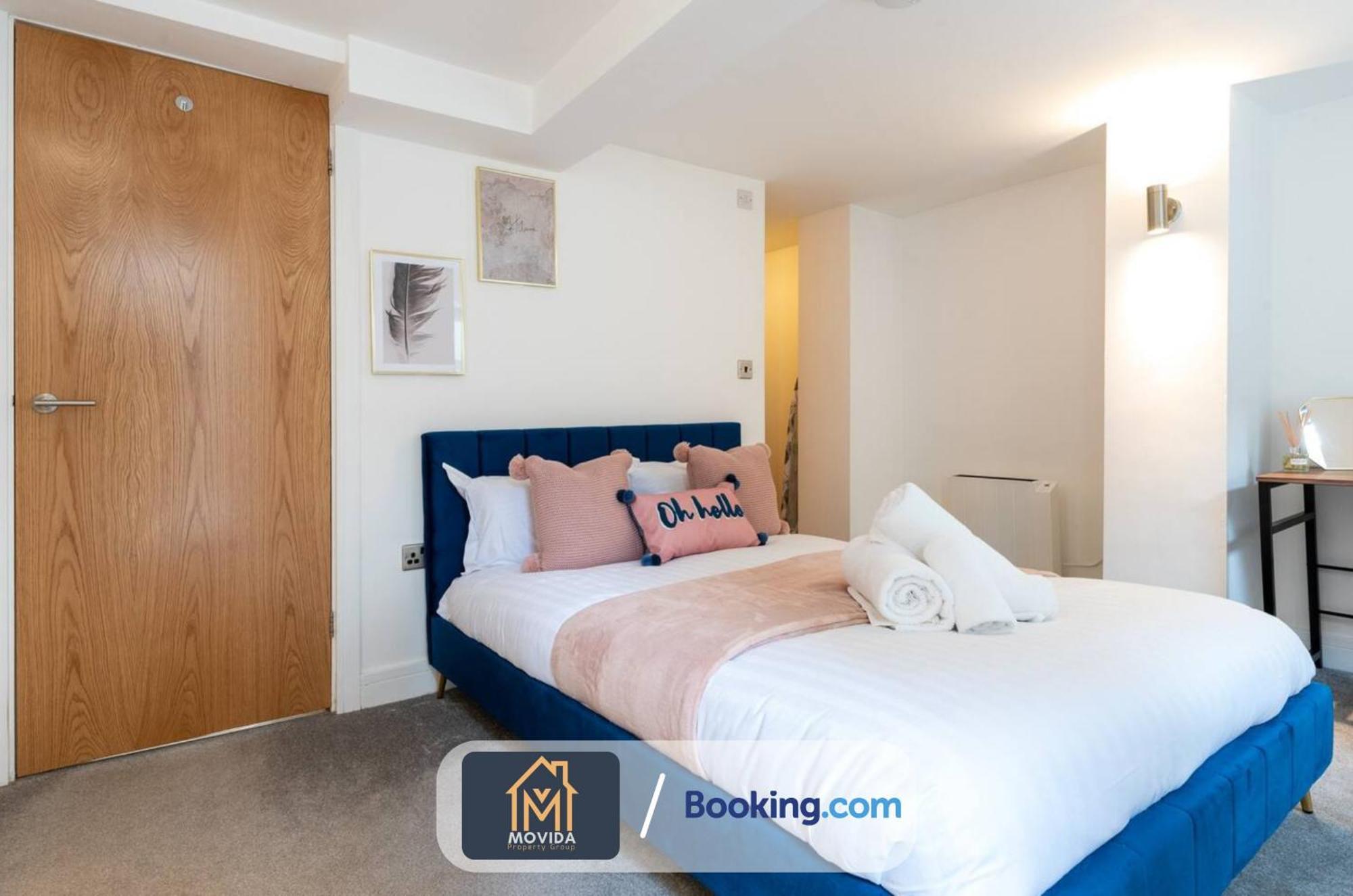 Stylish Two Bed Town Centre Apartment By Movida Property Group Short Lets & Serviced Accommodation With Parking Харогейт Екстериор снимка