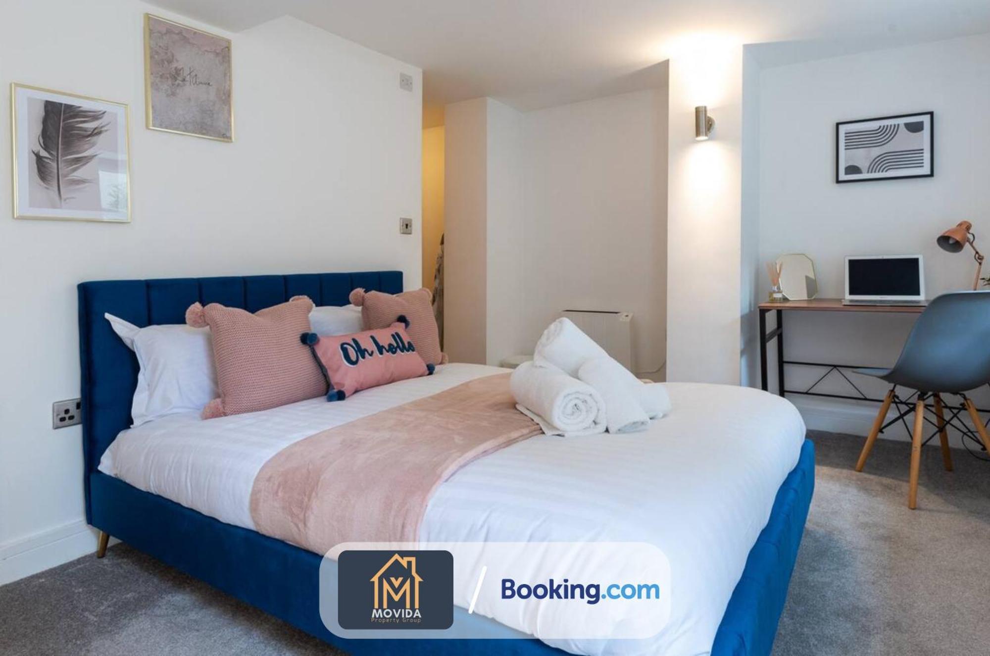 Stylish Two Bed Town Centre Apartment By Movida Property Group Short Lets & Serviced Accommodation With Parking Харогейт Екстериор снимка