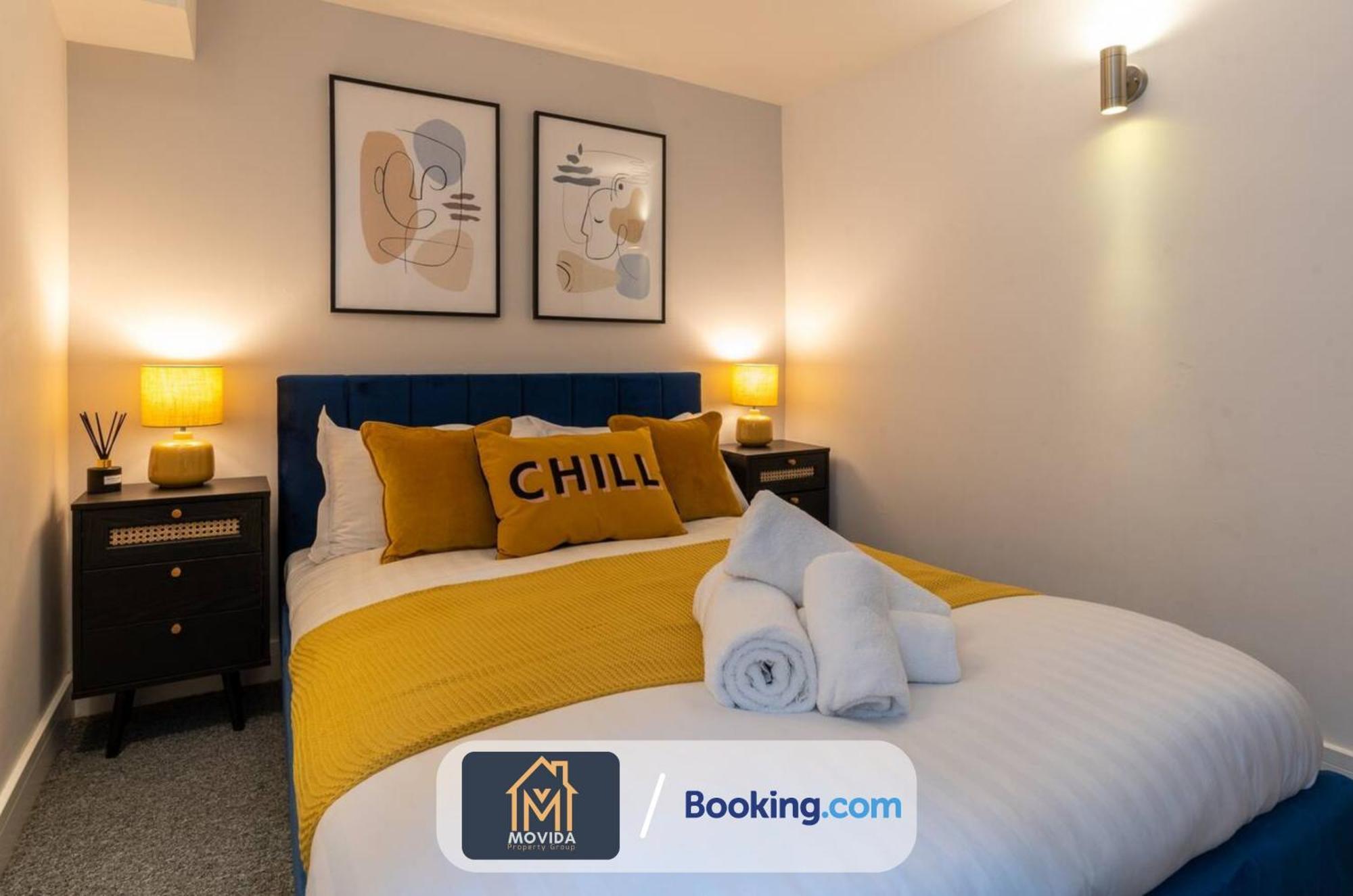 Stylish Two Bed Town Centre Apartment By Movida Property Group Short Lets & Serviced Accommodation With Parking Харогейт Екстериор снимка