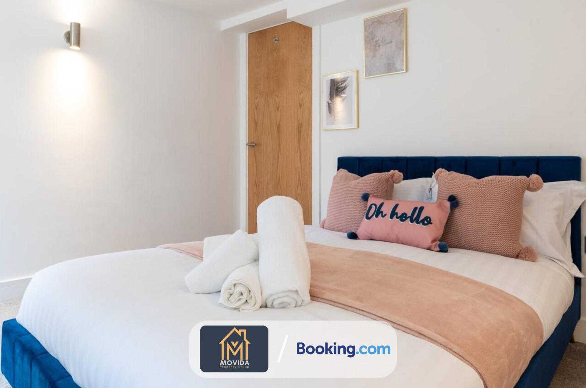 Stylish Two Bed Town Centre Apartment By Movida Property Group Short Lets & Serviced Accommodation With Parking Харогейт Екстериор снимка
