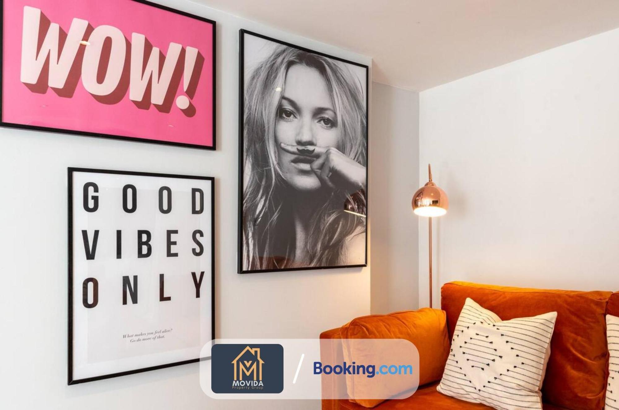 Stylish Two Bed Town Centre Apartment By Movida Property Group Short Lets & Serviced Accommodation With Parking Харогейт Екстериор снимка